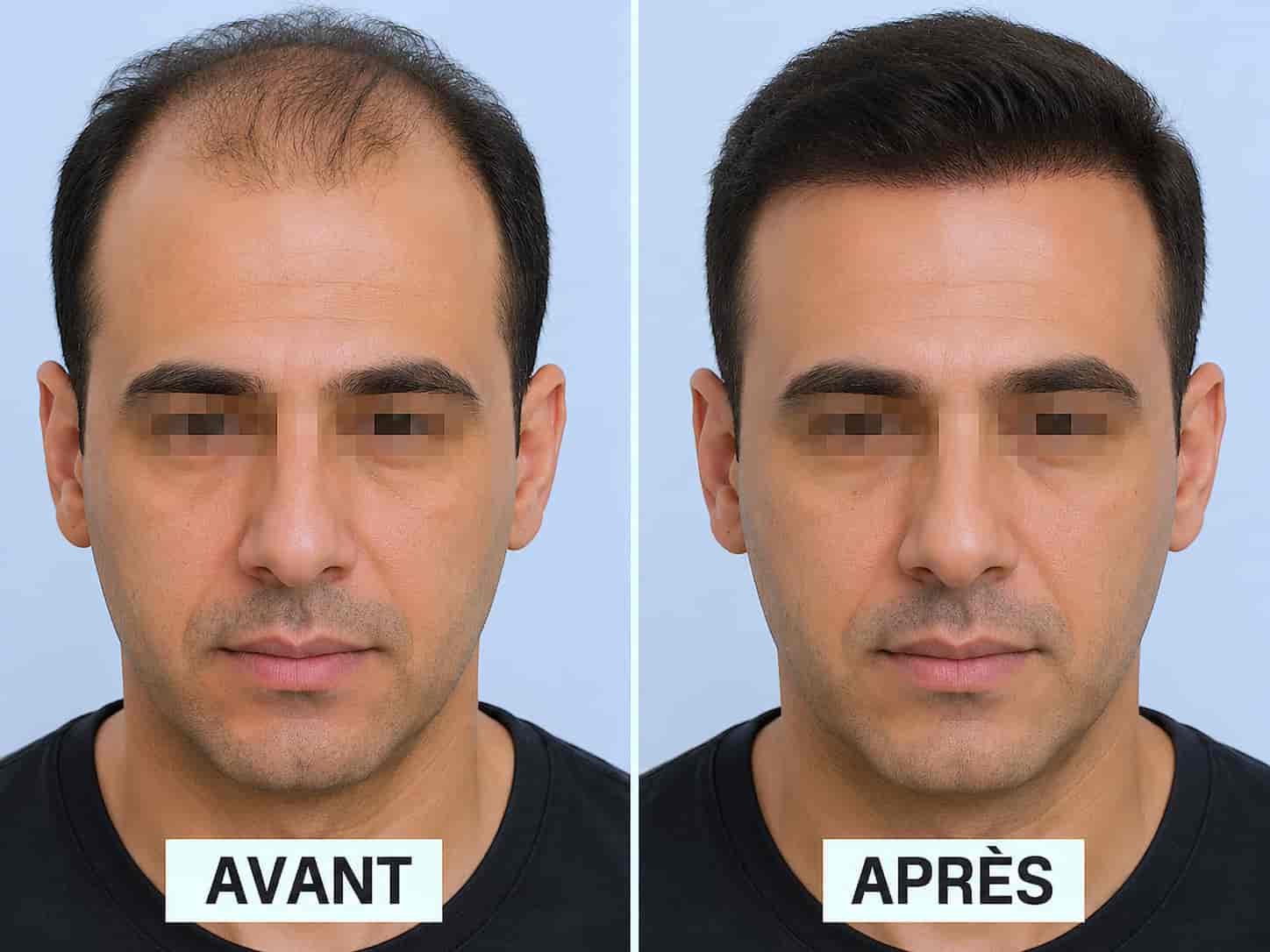 greffe capillaire Bordeaux avant après